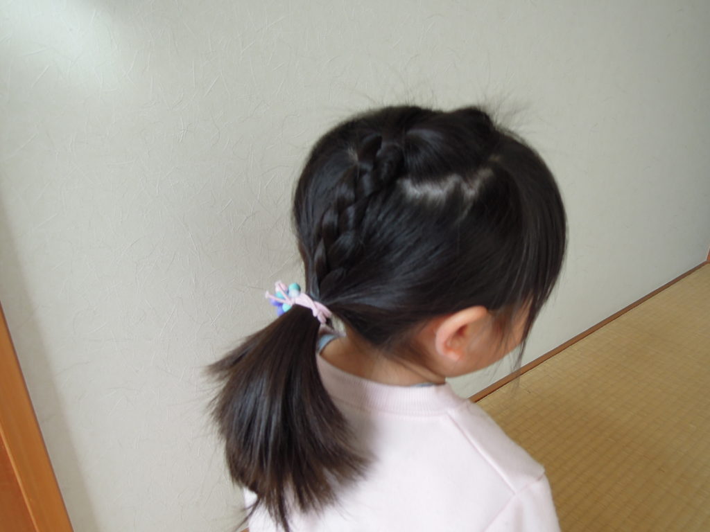 子どものヘアアレンジ